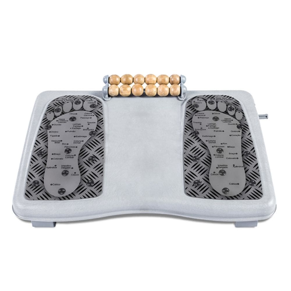 Apoio para pés ergolight - magnético e massageador