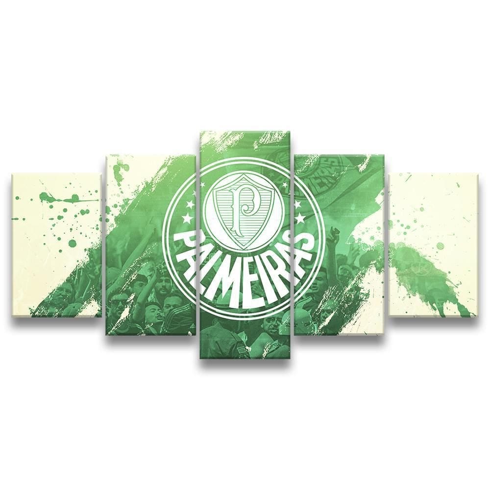 Quadro decorativo 129x63 sala quarto time futebol