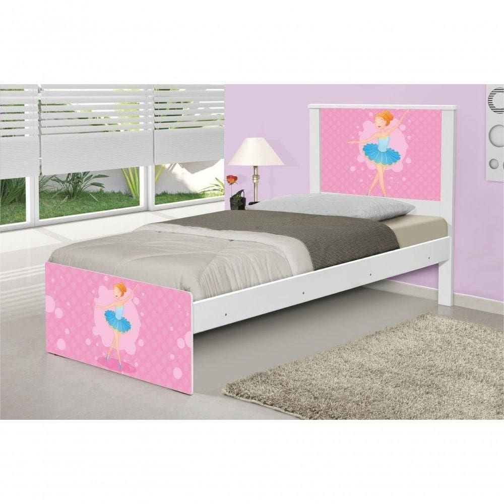 Cama Solteiro Bailarina Clássica Com Colchão