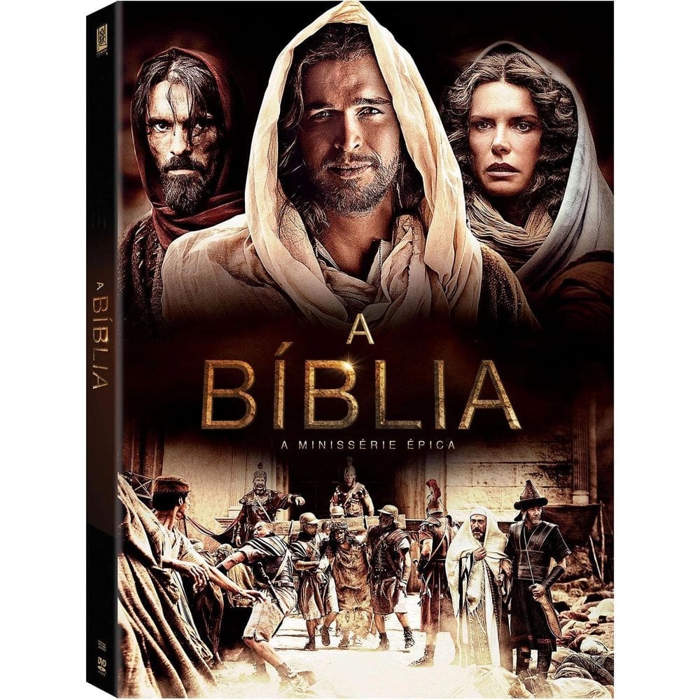 Box a bíblia - a minissérie épica - dublado 4 dvd`s