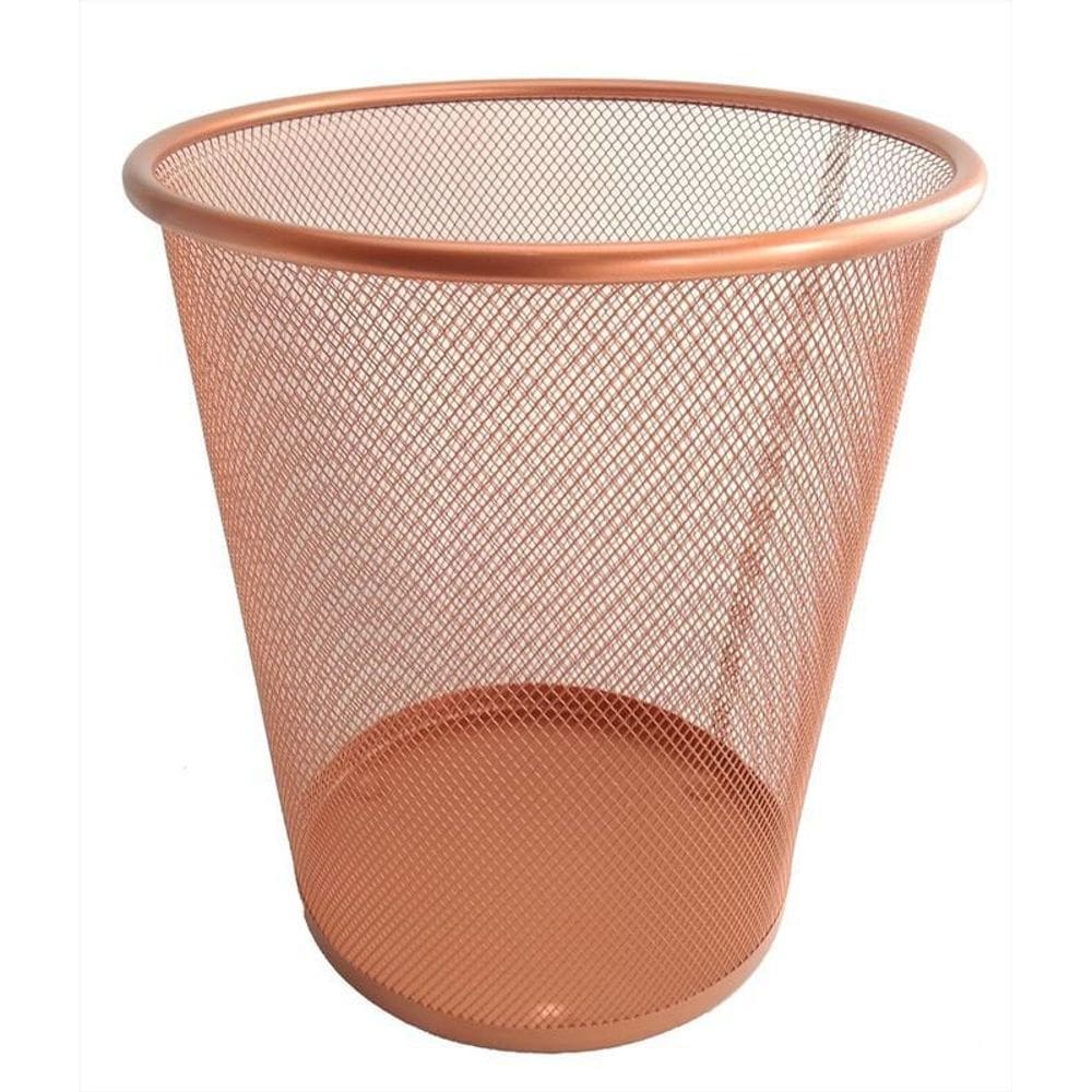 Cesto lixeira rose gold 10l