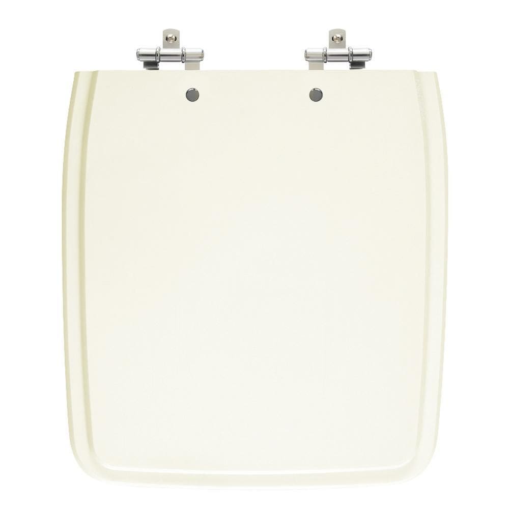 Assento laqueado vila rica palha bege tampa para vaso icasa