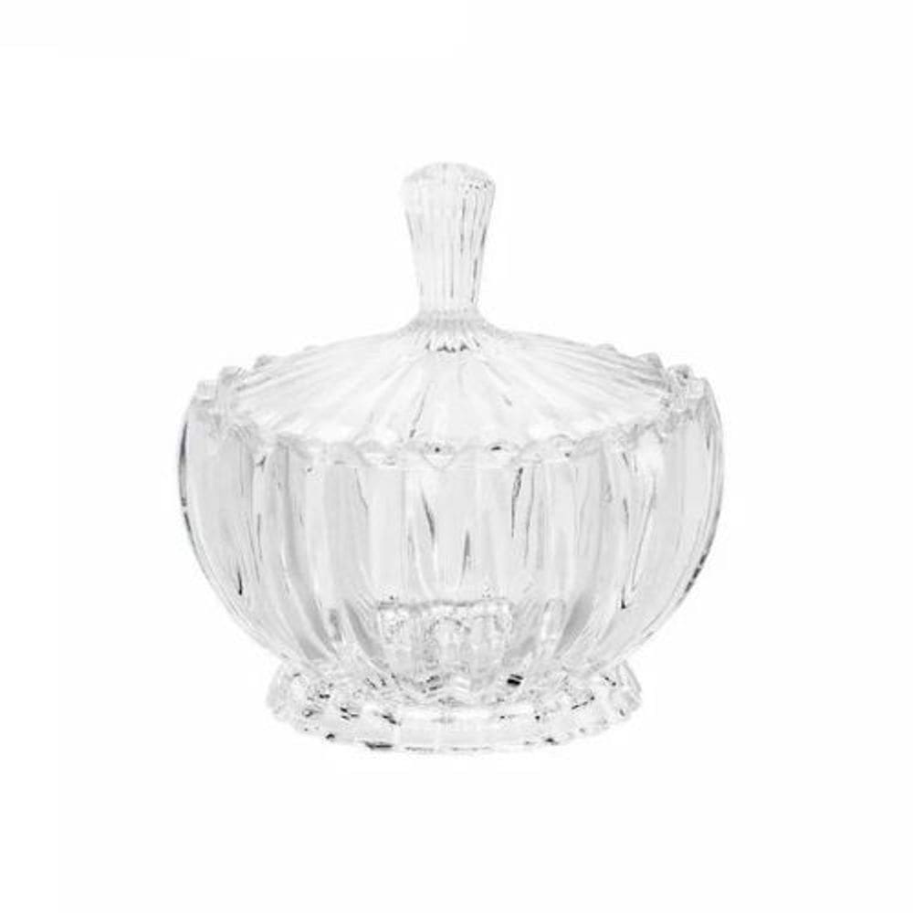 Potiche Decorativo Geneva Cristal Chumbo17x18cm 25530 Wolff