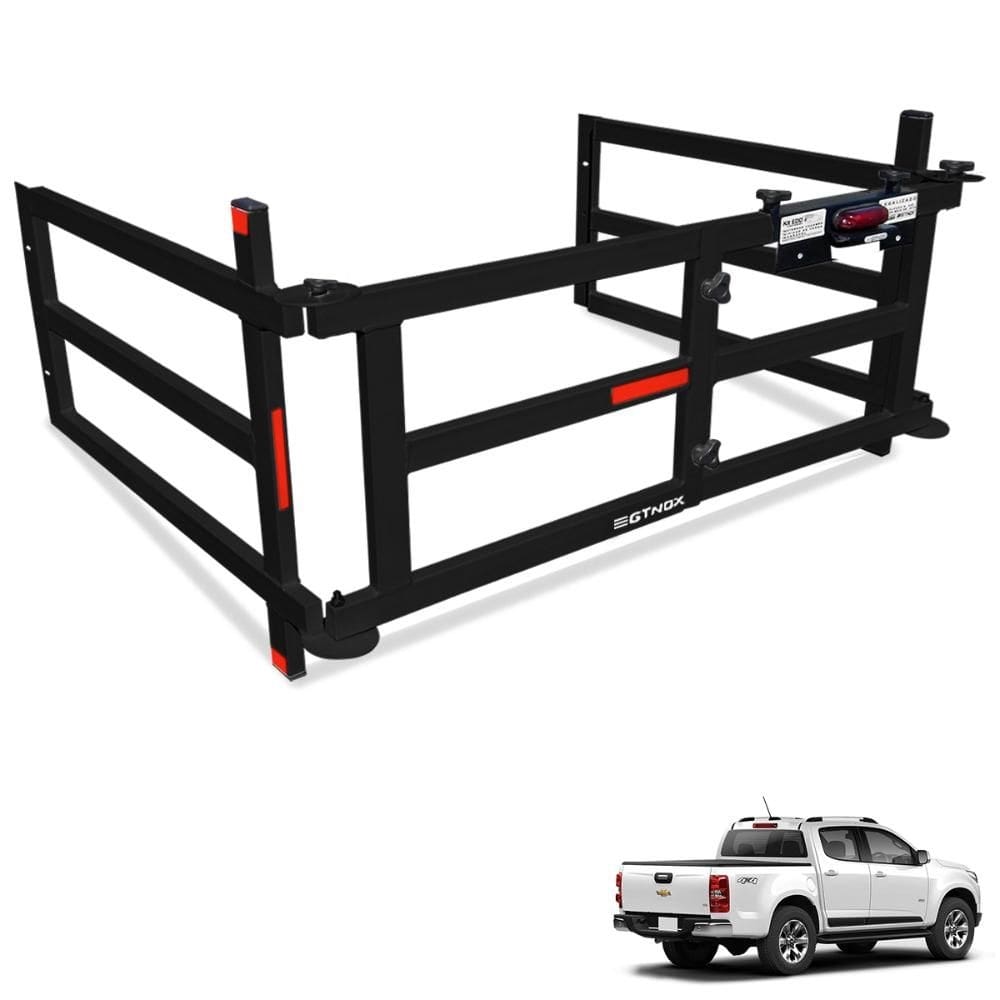 Extensor de Caçamba S10 Cab. Dupla 2012 a 2024 Dobravel EDD Preto Gtnox