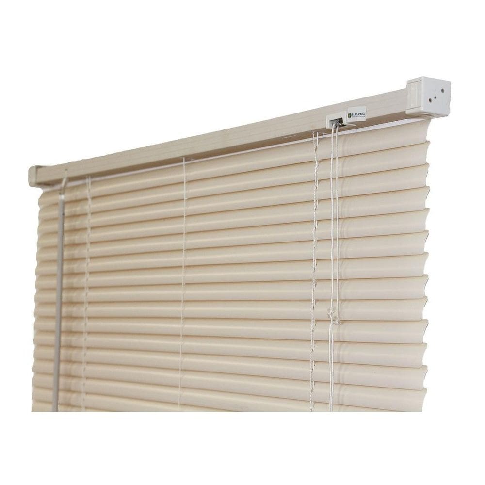 Persiana horizontal pvc bege 120 l x 220 a cm cortina