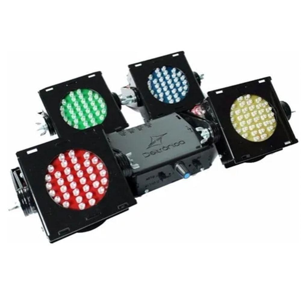 Kit 4 Canhão Led, Iluminação Dj Profissional, Jogo De Balada