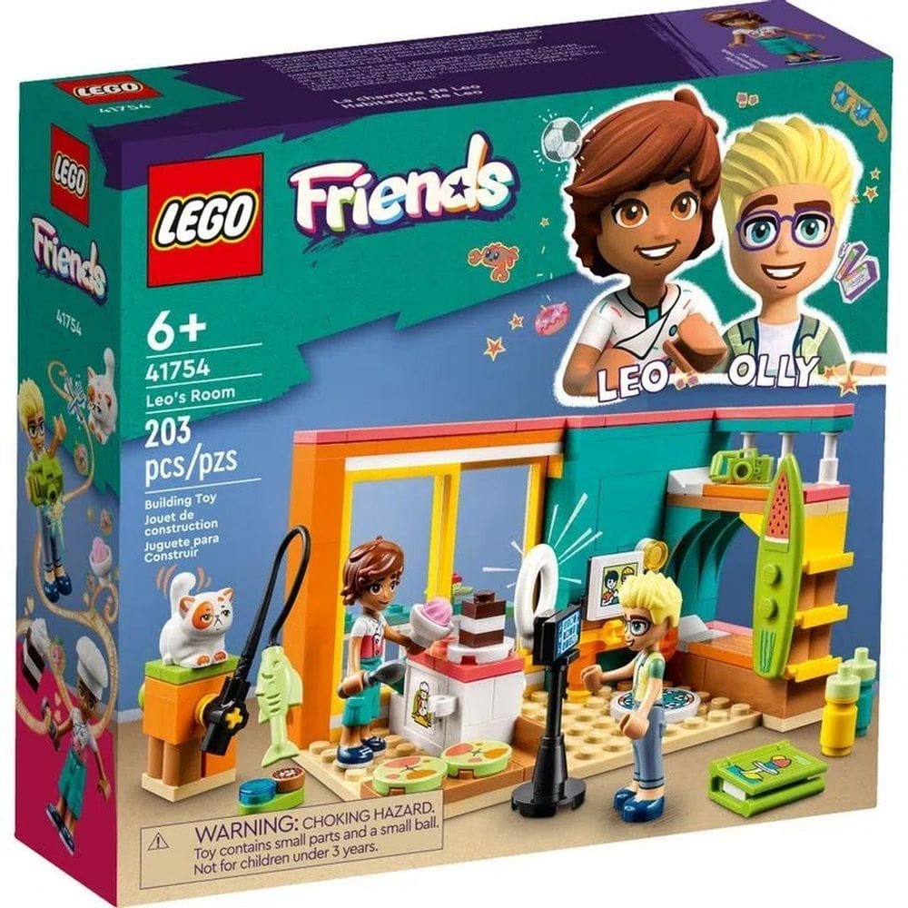 Lego friends o quarto do leo 41754