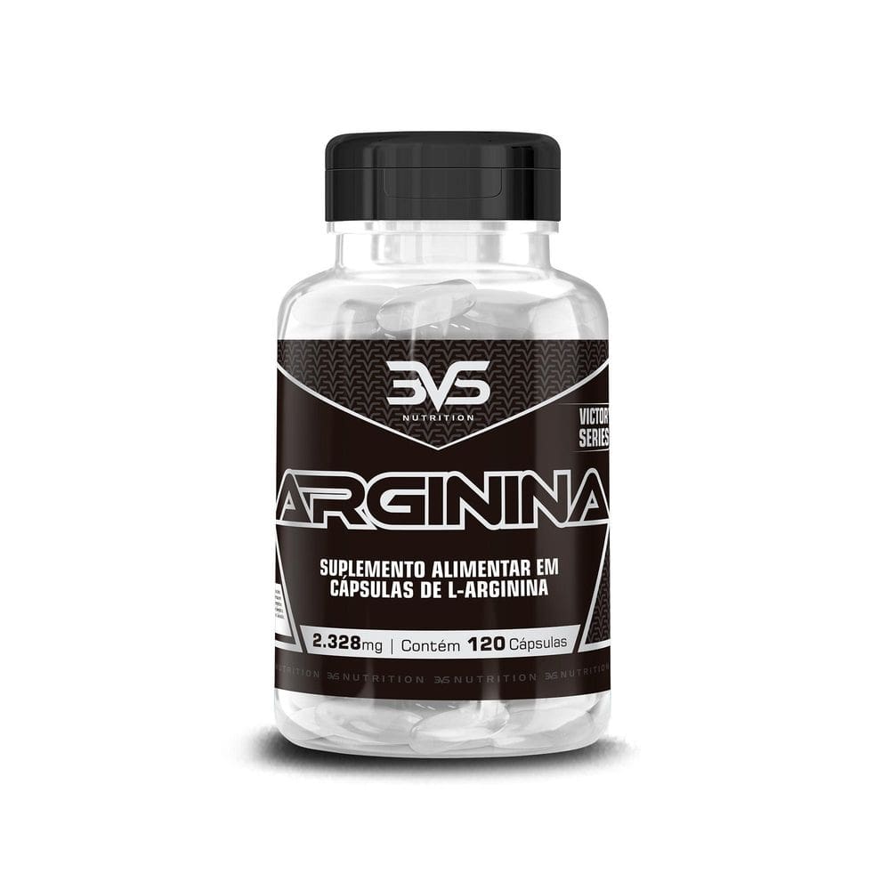 Arginina 120 cápsulas 3vs nutrition