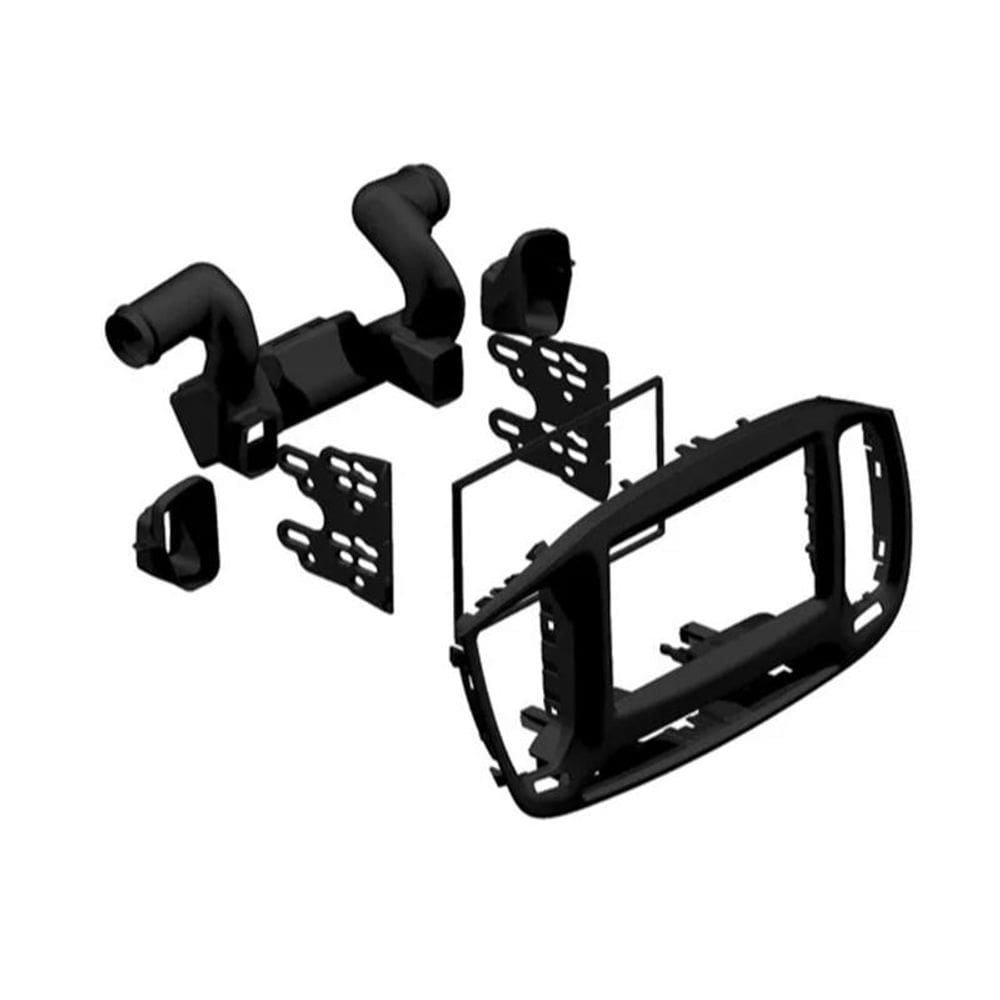Moldura 2din dutos de ar novo uno black piano