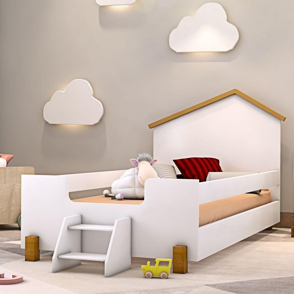 Cama Infantil Marques Branco/natural