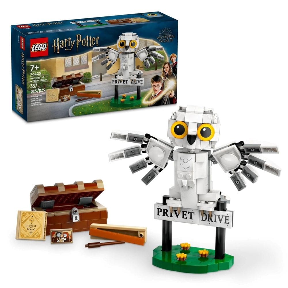 Lego 76425 harry potter - hedwigtm na rua dos alfeneiros n4