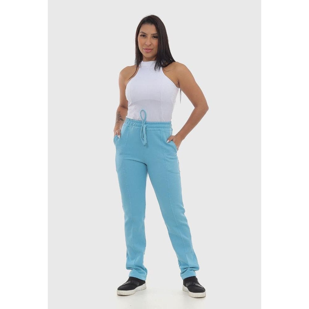 Calça 7860 Ciano Moletom [F075]