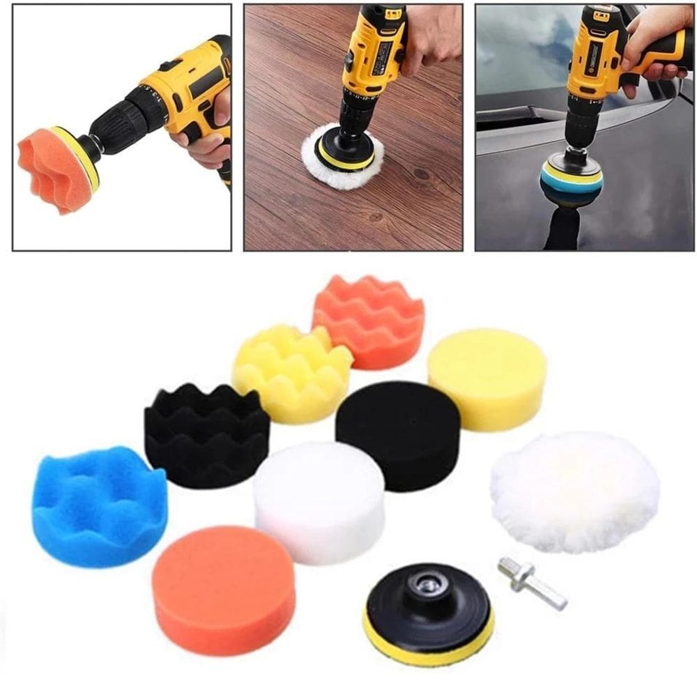 Kit polimento 3 polegadas furadeira / parafusadeira 11pçs
