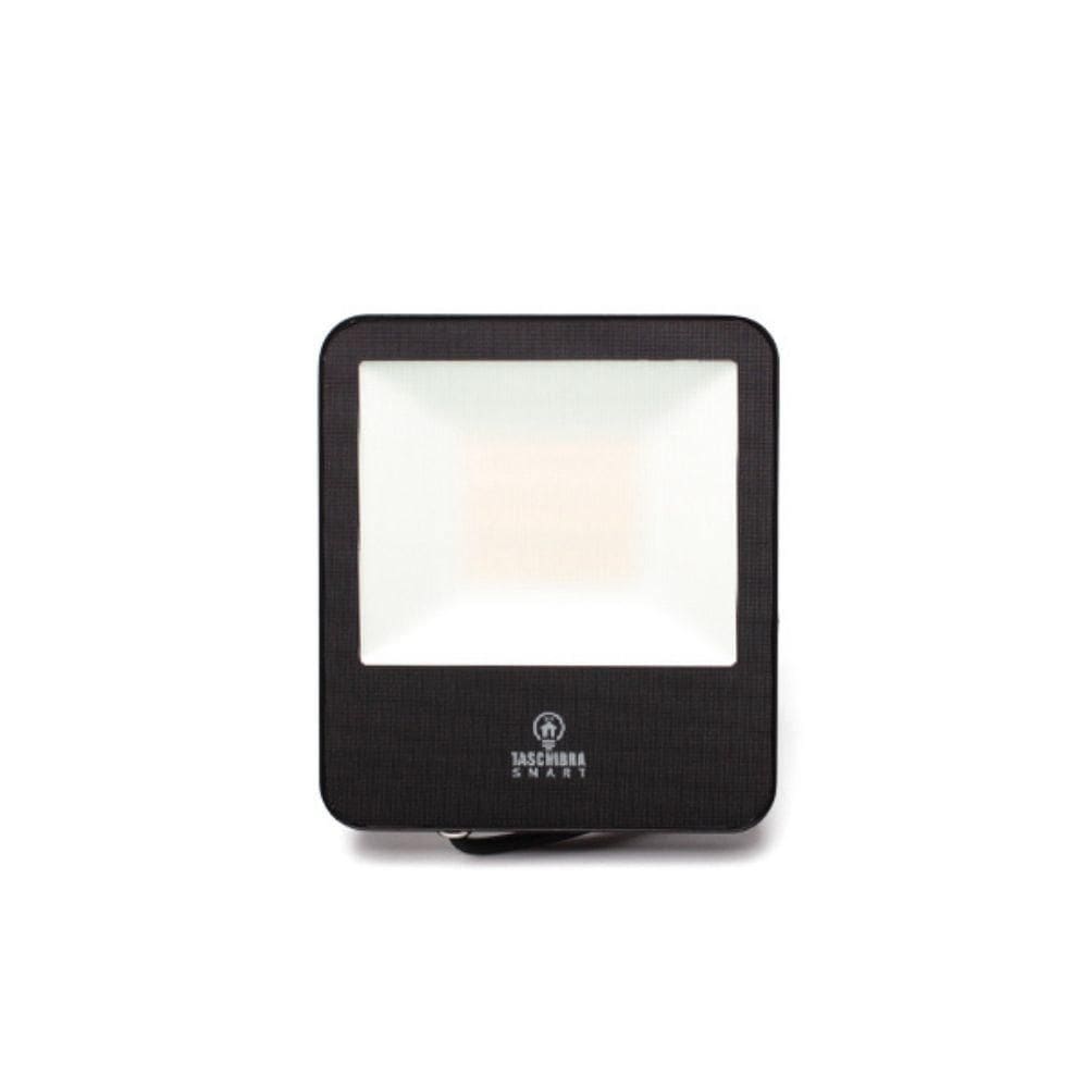 Refletor Taschibra Smart Led Wi-Fi 50W Inteligente Cct+Rgb Preto Bivolt