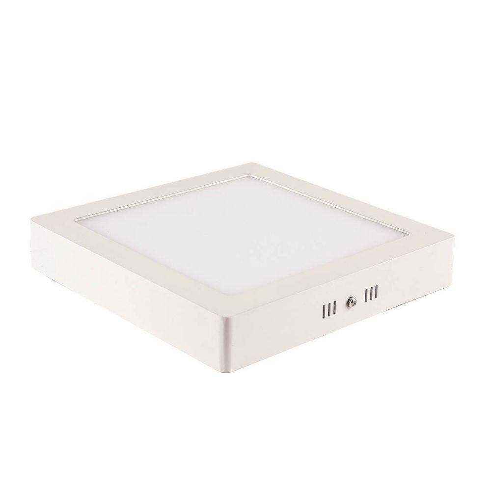Painel De Led Quadrado Sobrepor 18w Bivolt Blumenau 6500k Luz Fria