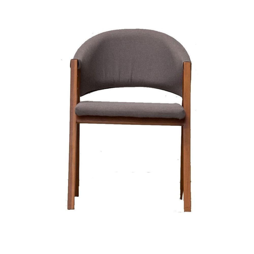 Cadeira de Jantar Essencial Luxo Veludo Cinza