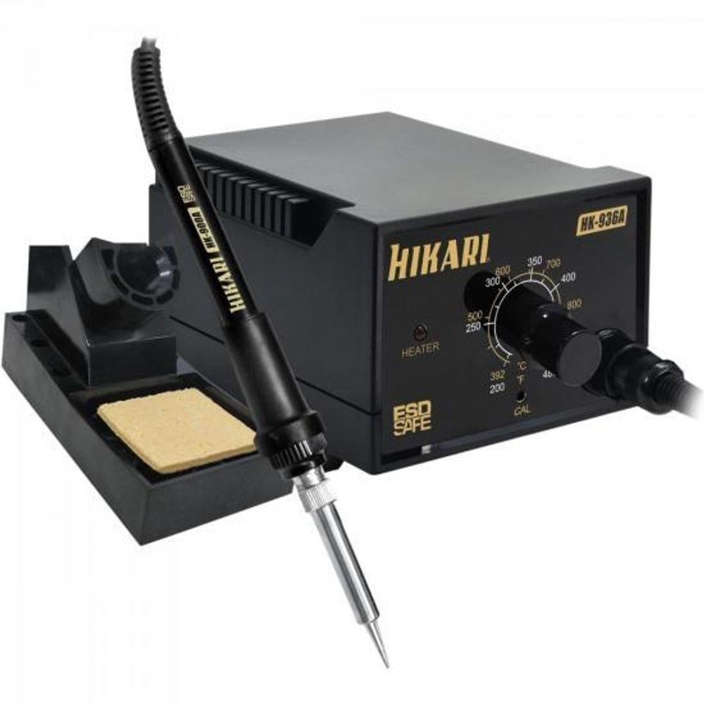 Estação de Solda Analógica 60W 220V HK936A Preta HIKARI [F002]