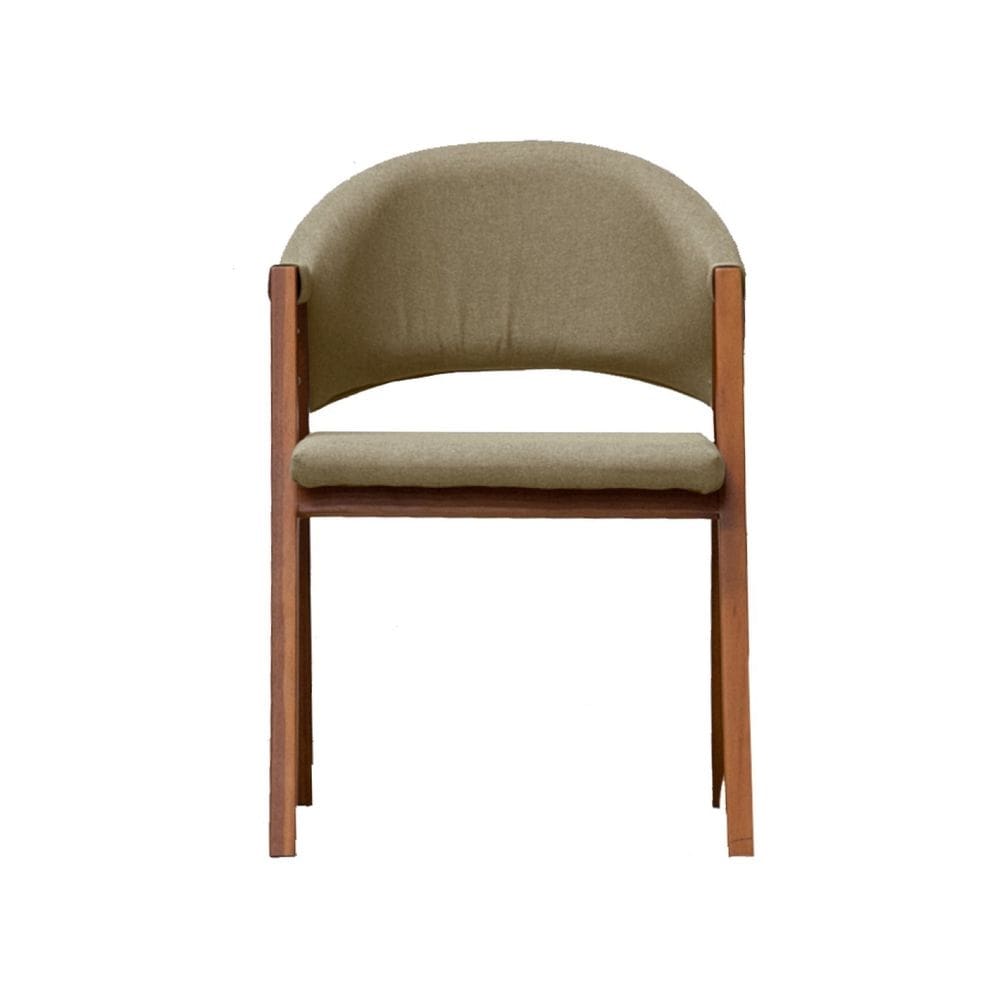 Cadeira de Jantar Essencial Luxo Veludo Cappuccino