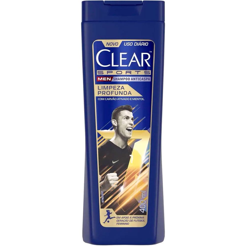 Clear Anticaspa Sh.limpeza Profunda 400ml