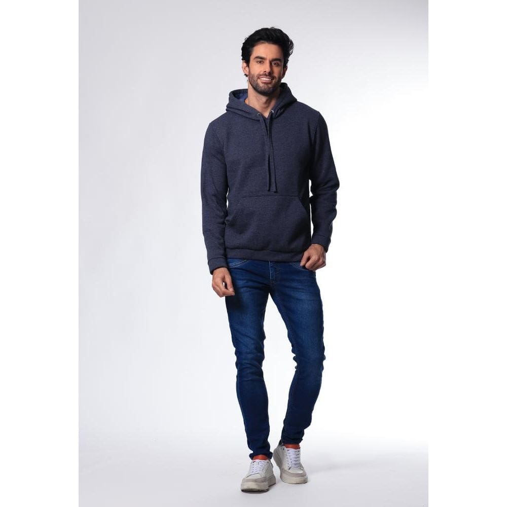 Blusa Moletom 7892 Azul Mescla [F075]