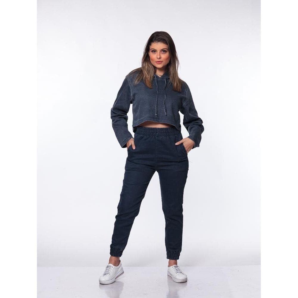 Blusa Cropped 7896 Azul [F075]