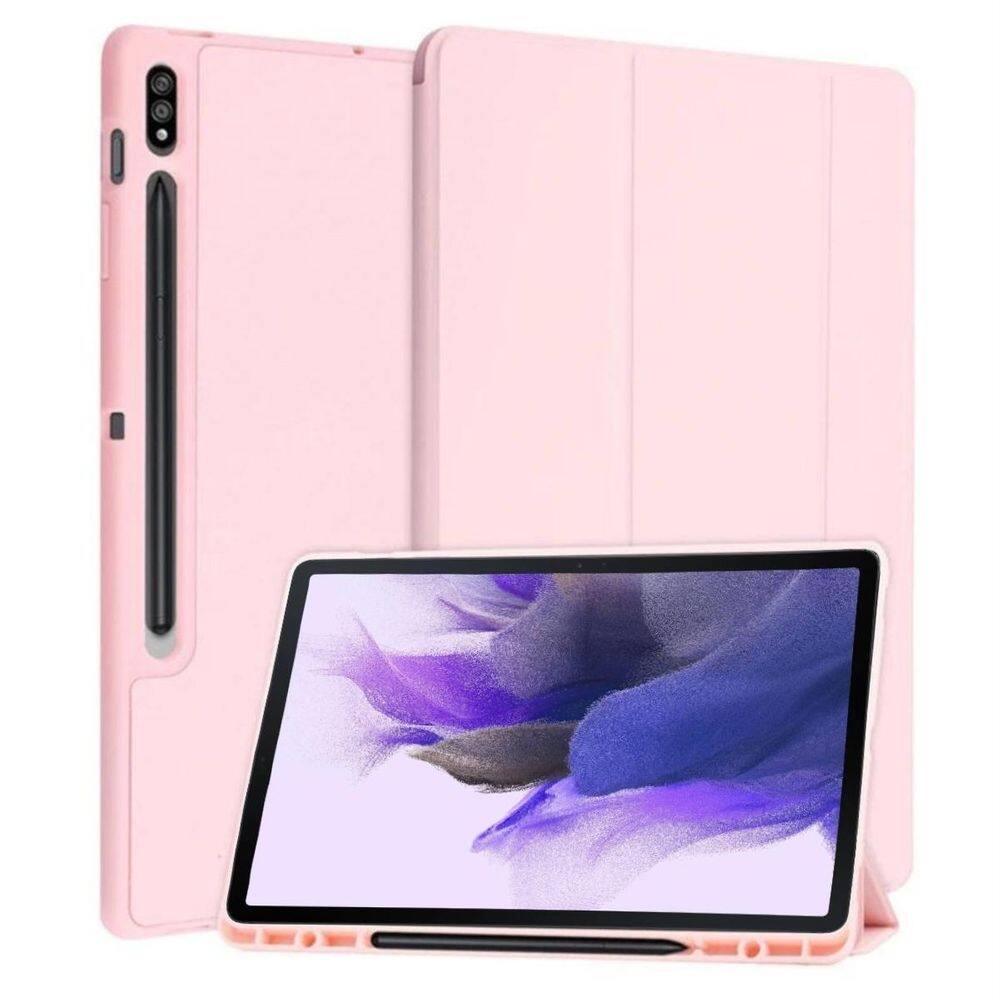 Capa smartcase auto sleep slot caneta para galaxy tab s7 fe