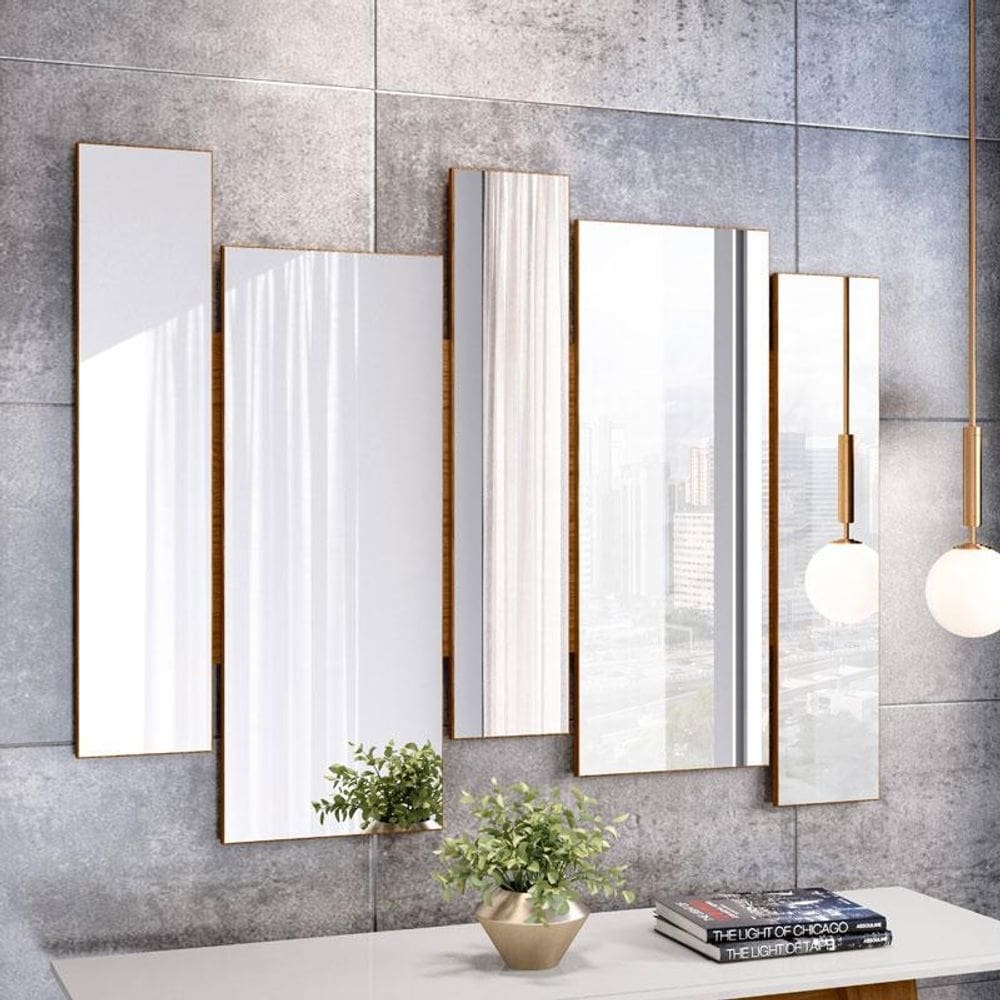 Espelho Decorativo para Sala de Estar Ambiente Isadora Ype - New Ceval
