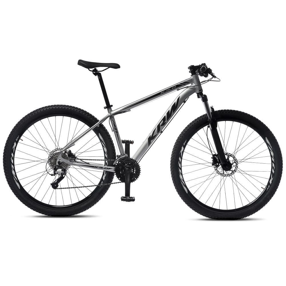 Bicicleta Aro 29 KRW Alumínio Shimano 24V Freio a Disco hidráulico S41
