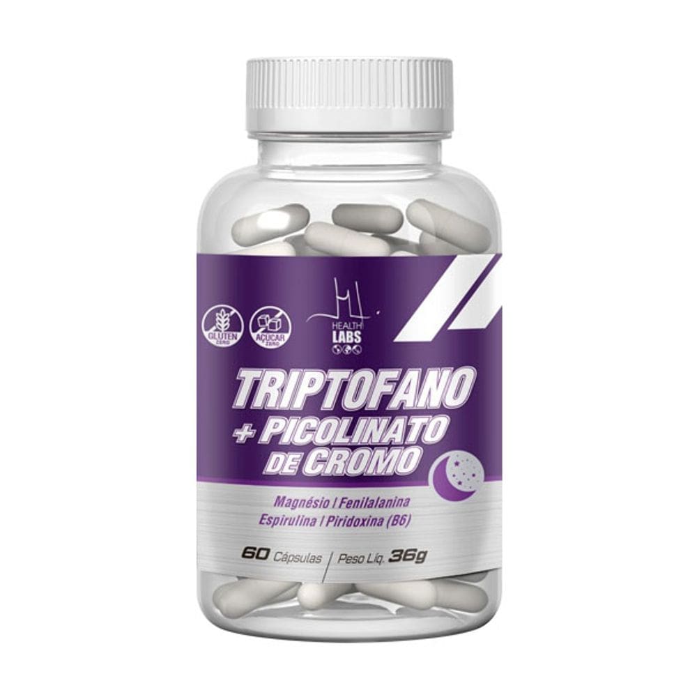 Triptofano+picolinato De Cromo 60caps