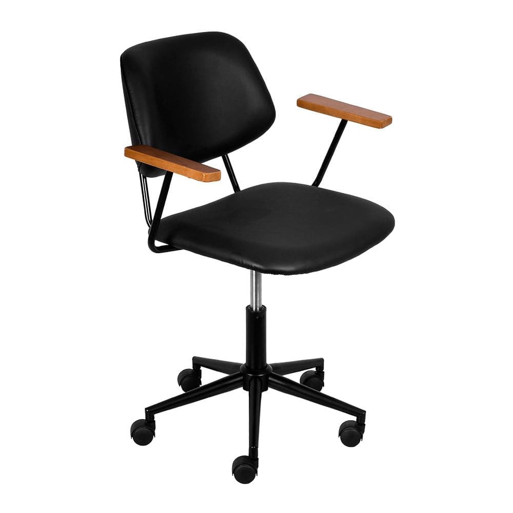 Cadeira de Escritório Collin Pu - Preto