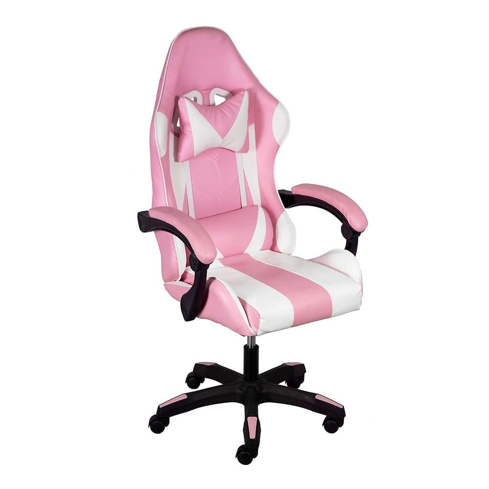Cadeira de Escritório Gamer Hawker PU - Rosa