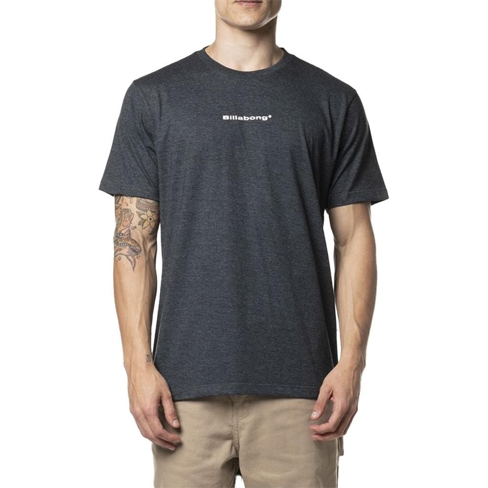 Camiseta Billabong Smitty WT24 Masculina Cinza Escuro Mescla