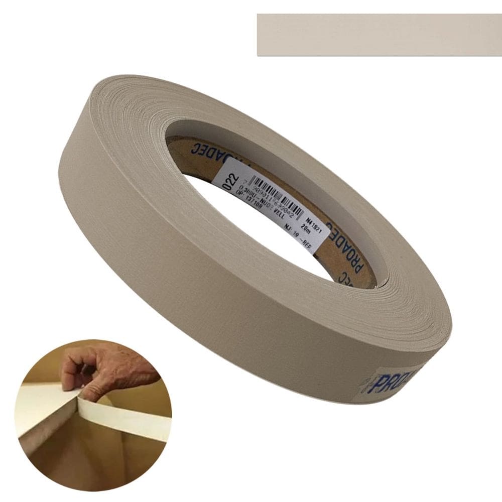 Fita De Borda PVC Nude Vell 35mm X 20m Proadec