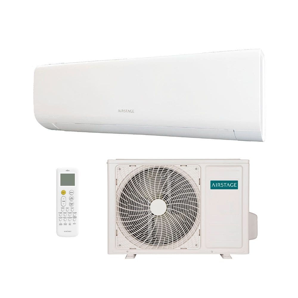 Ar Condicionado Split Hw Inverter R-32 Fujitsu Airstage Essencial 18000 Btus Quente/frio 220V Monofásico ASKA18KPBA