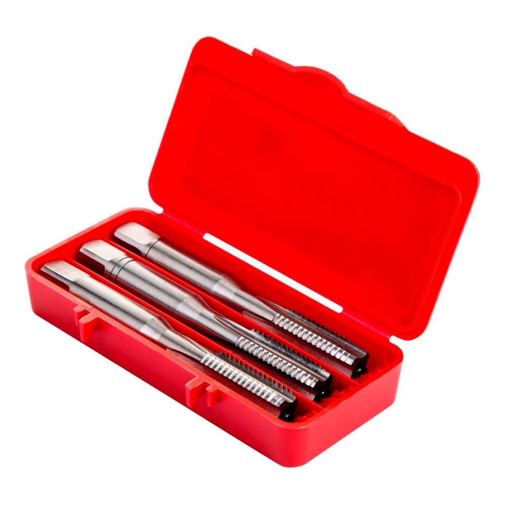 Jogo de Macho Manual Canal Reto M10 mm x 1.5 mm com 3 Peças - Dormer E559M10NO8