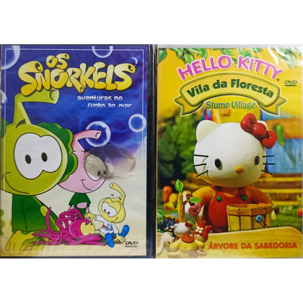 Os Smorkels Aventura no Fundo do Mar/Hello Kitty Arvo 2 DVDS