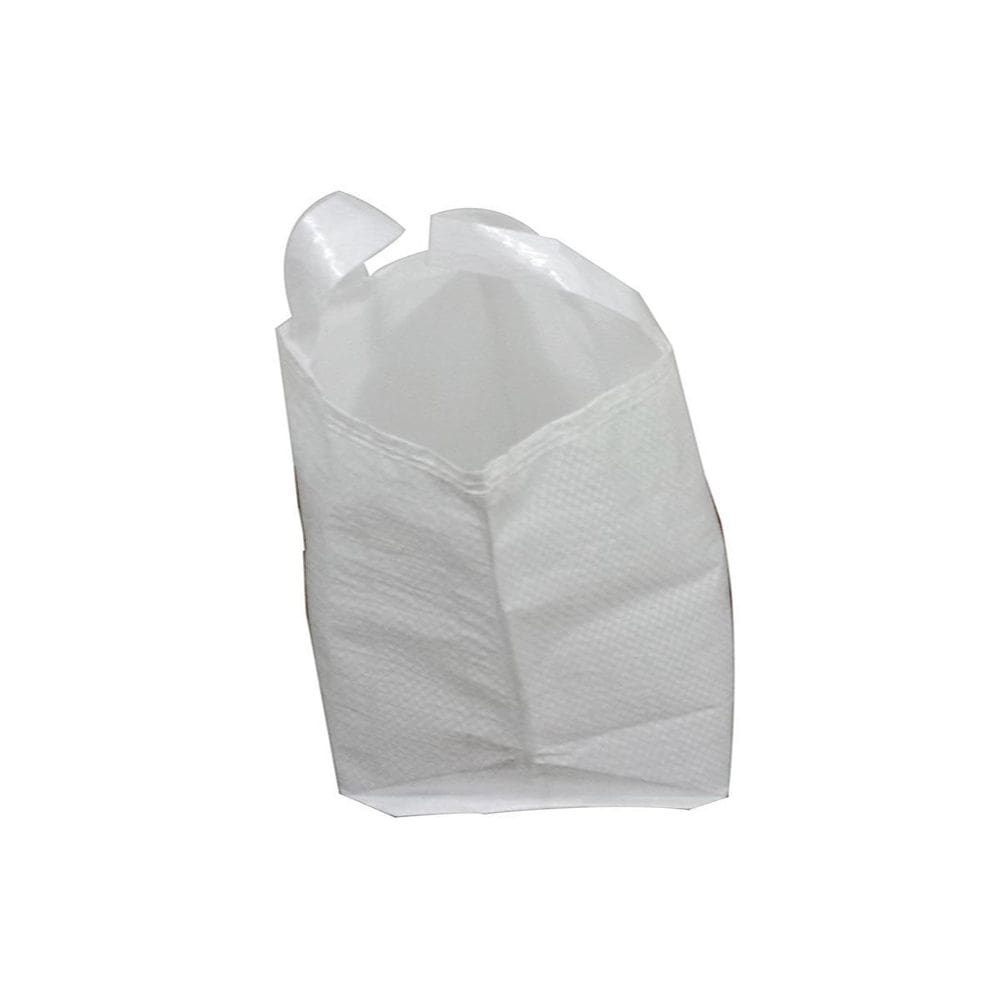 Sacola de ráfia laminada 60x50cm branca pacote com 50