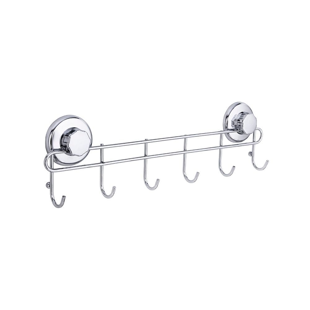 Cabide Multiganchos Astra AVI/MG com Ventosa Inox