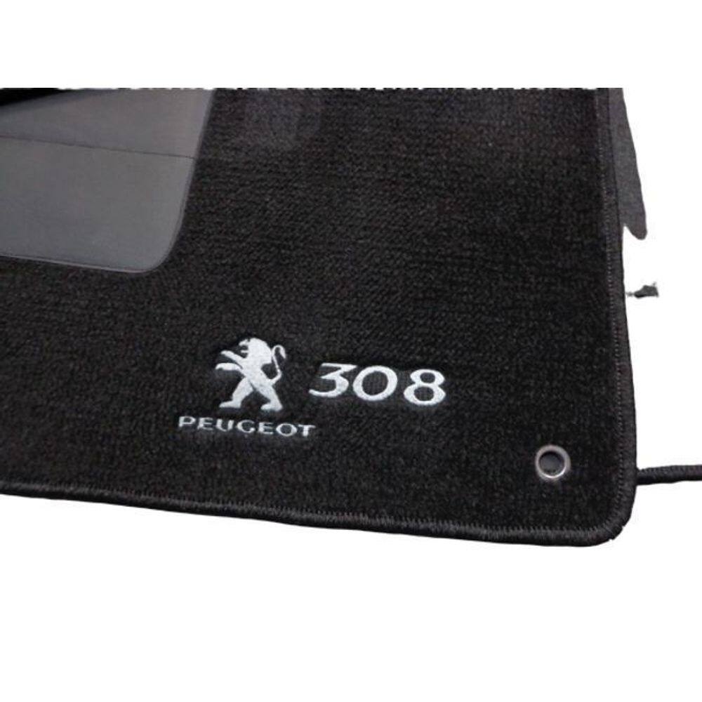 Tapete automotivo peugeot 308 carpet linha luxo