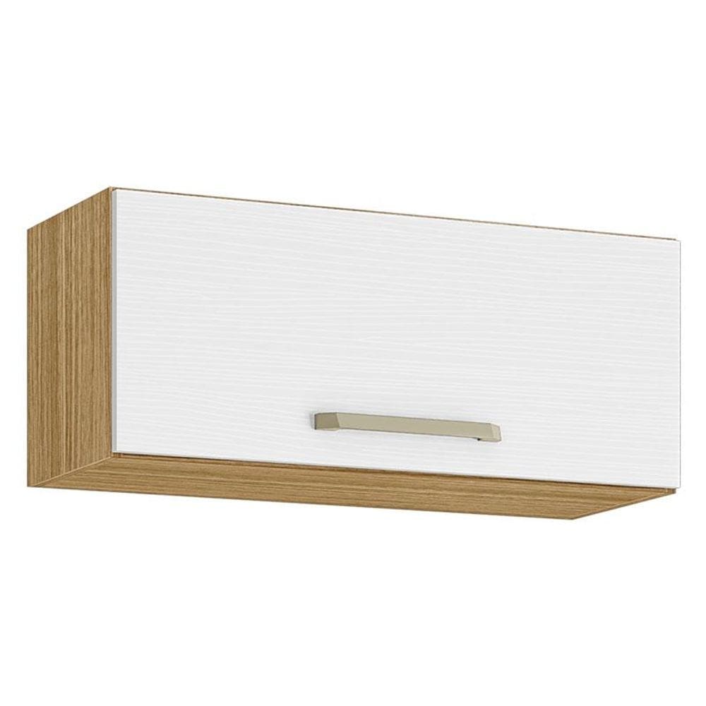 Armário Aéreo Geladeira Ametista 70 cm Freijó Supremo - Kits Paraná