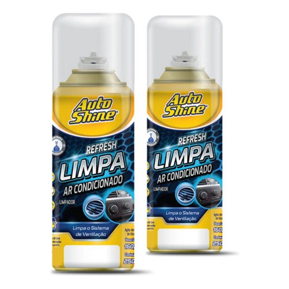Kit 2 Limpa Ar Condicionado Automotivo Carro Novo 250ml Top