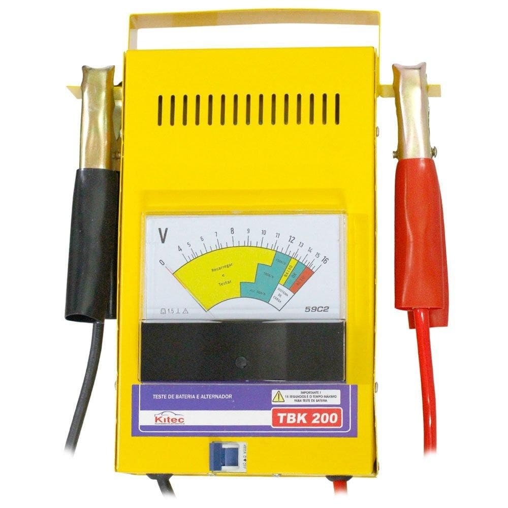 Teste de Bateria e Sistema de Carga 16V 150A/h - KITEC-TBK