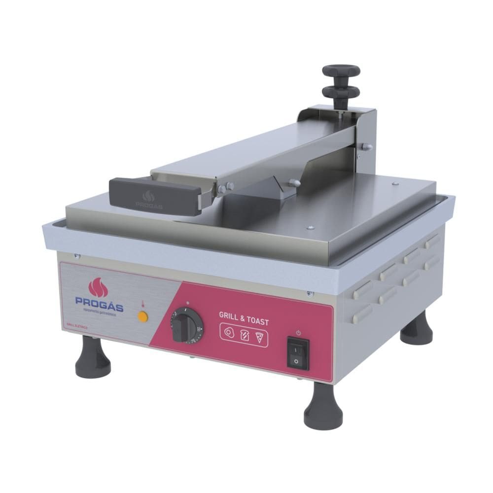 Grill Elétrica Progás 45cm Chapa de Alumínio 127V PRA-45E