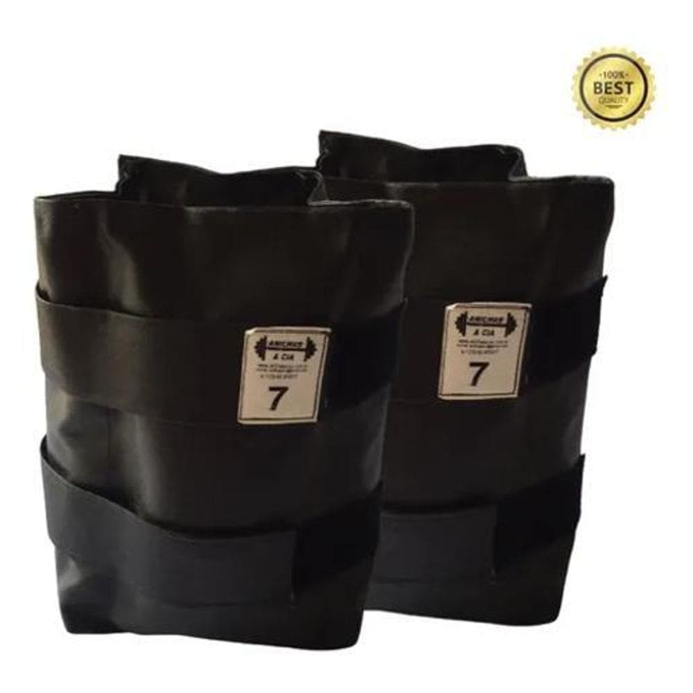 2x caneleira/ tornozeleira 7kg super premium