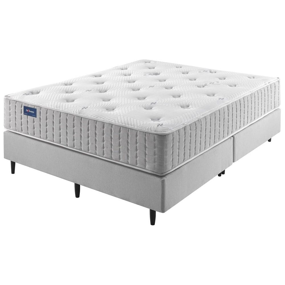 Base Box Queen Somiê Divinno Cinza