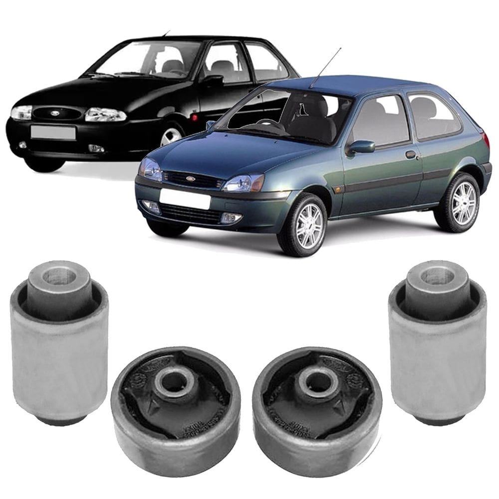Kit 4 borracha balança dianteira ford fiesta 2000 2001 2002