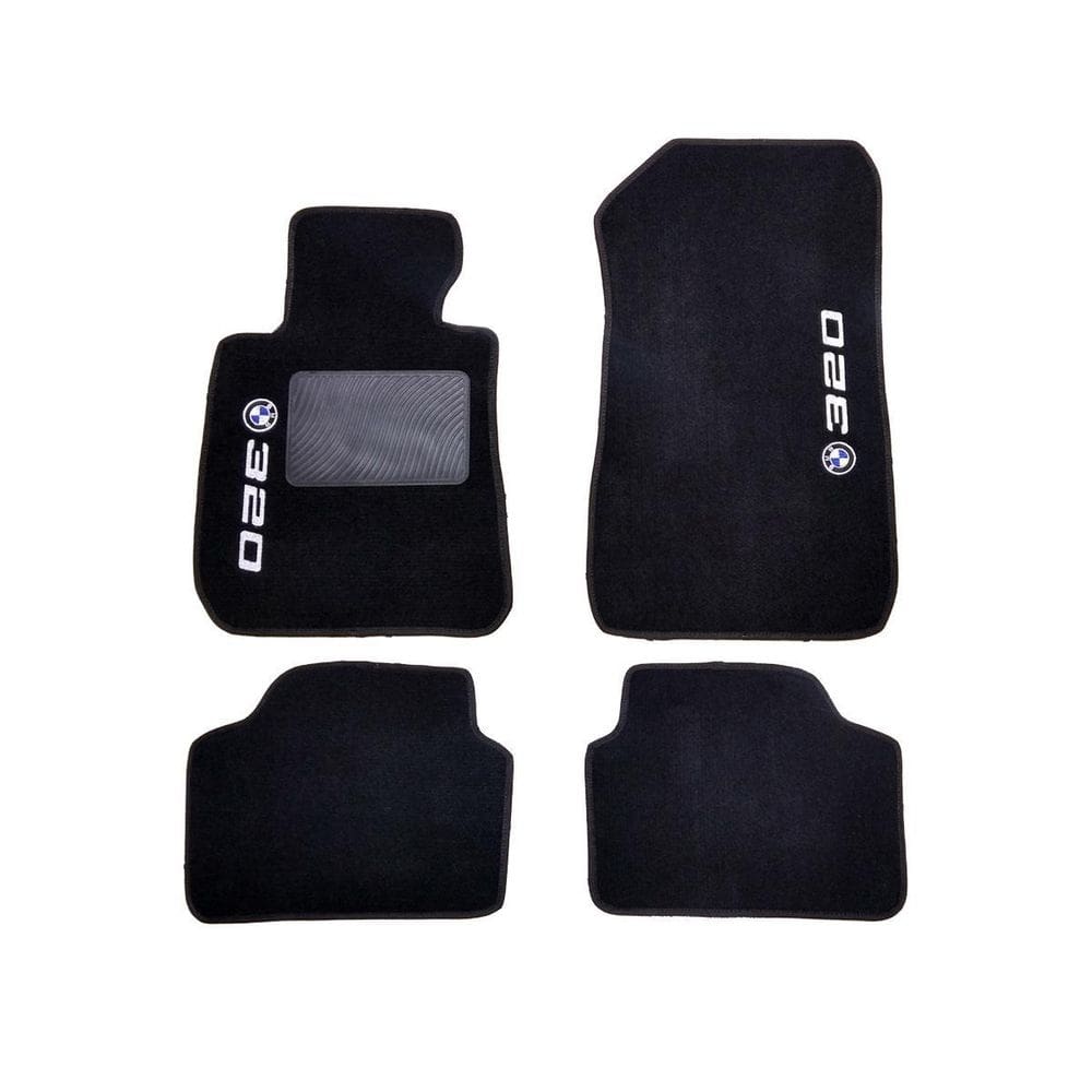 Tapete de carpete bmw 320i 2006 até 2013 preto