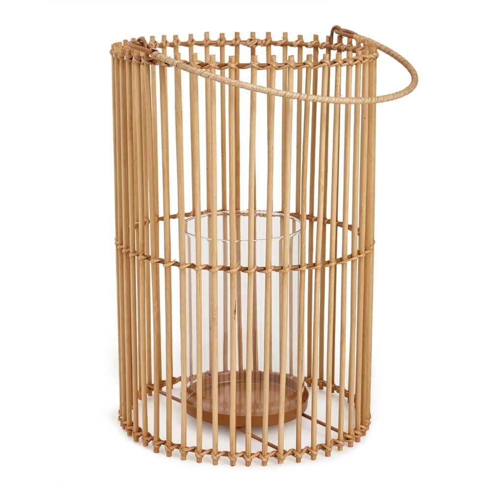 Lanterna Decorativa em Bambu 30cm 18561 Mart