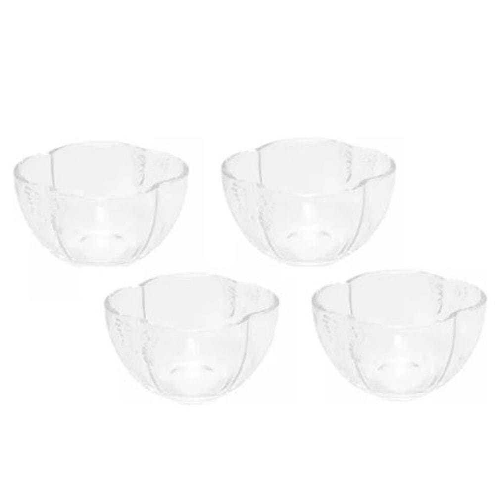 Conjunto de 4 Bowls de Vidro Butterfly Wolff
