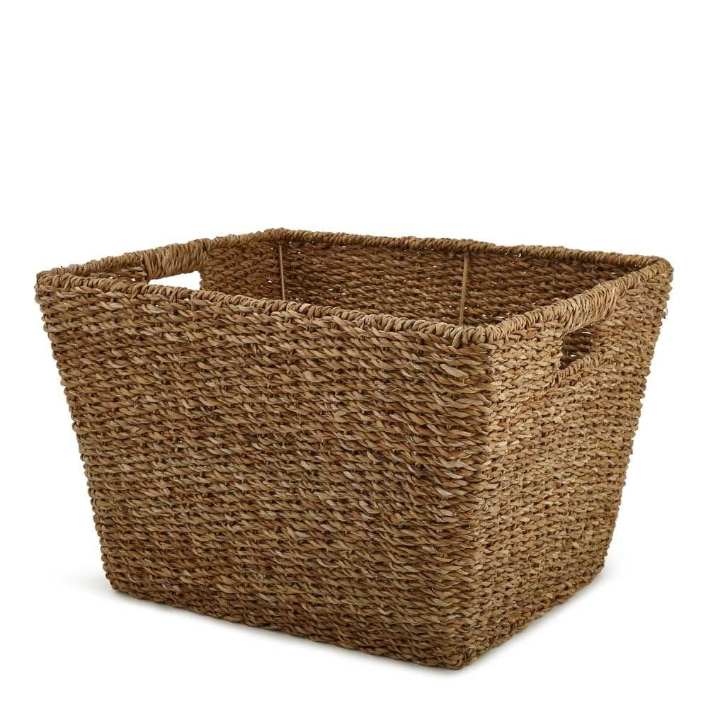 Cesto Decorativo em Fibra Natural 50cm 18604G Mart